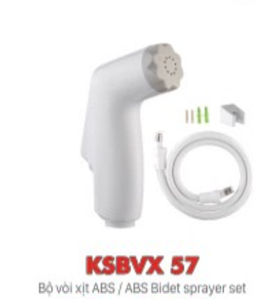Vòi xịt vệ sinh KSN KSBVX-57
