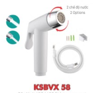 Vòi xịt vệ sinh KSN KSBVX-58
