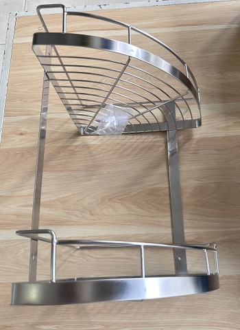 Kệ góc lưới inox CL 2 tầng 2T25 không xà phòng