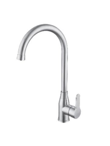 Vòi chậu rửa chén Luxta L-3219B nóng lạnh inox 304