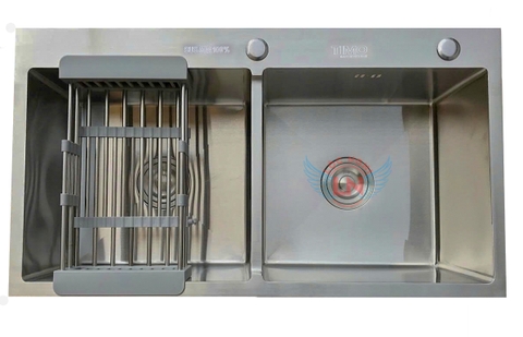 Chậu rửa chén Timo 8245D Inox 304 dài 82cm