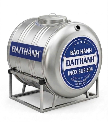 Bồn nước Inox 310 lít ngang Đại Thành I304
