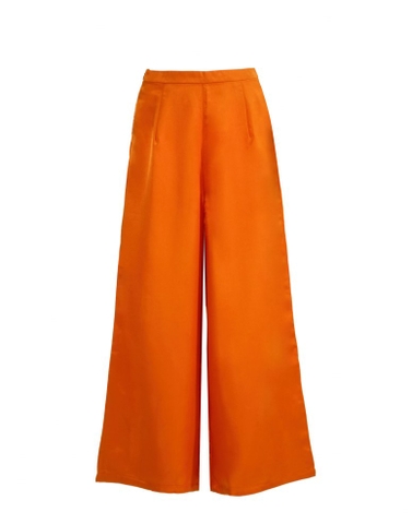 Quần Lụa Áo Dài Ống Suông Swanlake - Q12005LW01