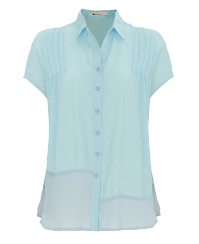 Áo Sơ Mi Sát Nách Vải Tơ Swanlake - A11355LW02