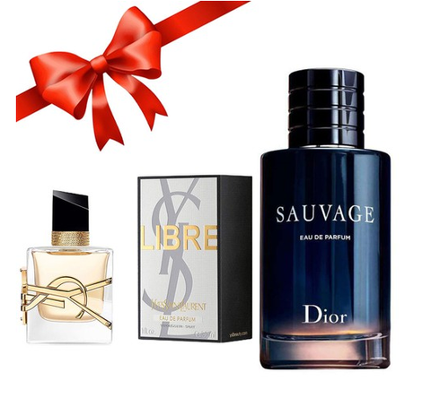 Combo Nước Hoa Dior Sauvage EDP 60ml + Nước Hoa YSL Libre EDP 30ml