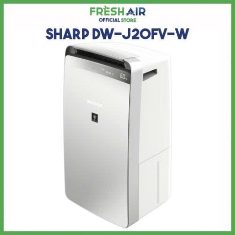 Máy hút ẩm lọc không khí Sharp DW-J20FV-W công suất 20 lít/ngày
