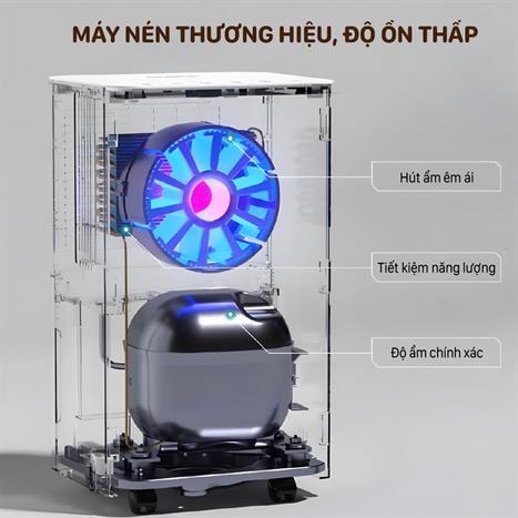 Máy hút ẩm FUJIHOME DH20NW-HEPA