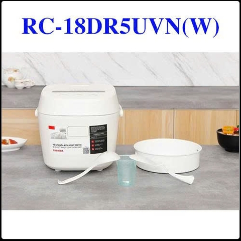 Nồi cơm điện tử Toshiba 1 lít RC-18DR5UVN(W)
