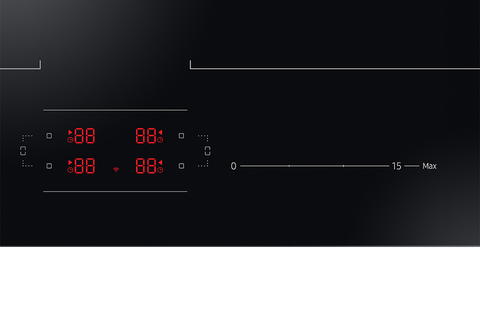 Bếp Từ NZ64B5066FK/SV Vùng Nấu Linh Hoạt Dual Flex 7.4 KW, Màu Đen