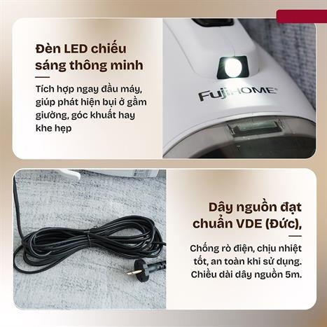 Máy hút bụi cầm tay Fujihome VC06