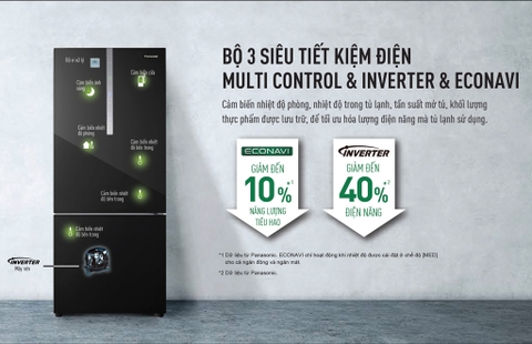 Tủ lạnh Panasonic Inverter 380 lít NR-BX421XGKV