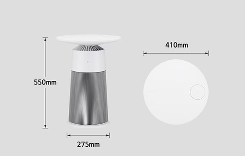 Máy lọc không khí LG Puricare AeroFurniture Màu trắng AS20GPWU0 (Màu Trắng)