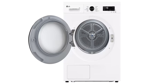 Máy sấy LG AI DUAL Inverter Heat Pump™ 9kg đen bóng RB09NHP5W