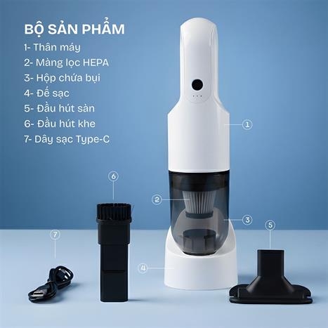 Máy hút bụi cầm tay FUJIHOME VC01