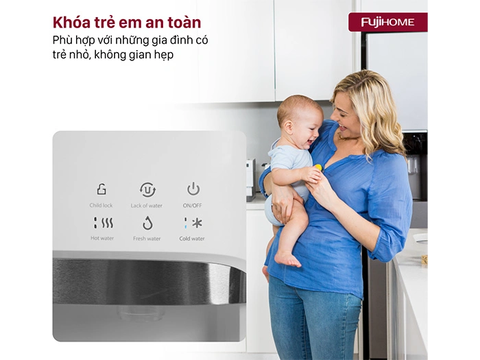 Cây nước nóng lạnh bình âm có chức năng làm đá Fujihome WD628C-IM