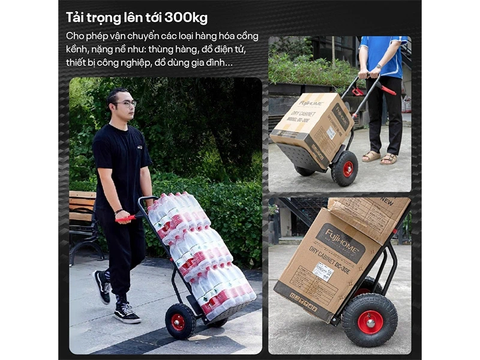 Xe kéo đẩy hàng 2 bánh gấp gọn Fujihome CC6300