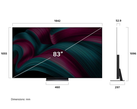 Smart Tivi OLED LG evo AI 4K 83 inch 83C5PSA