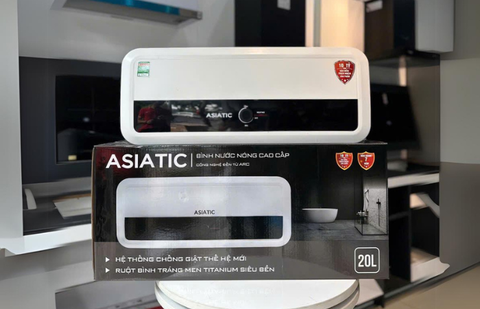 Bình nóng lạnh Asiatic ngang RN20T 20 lít