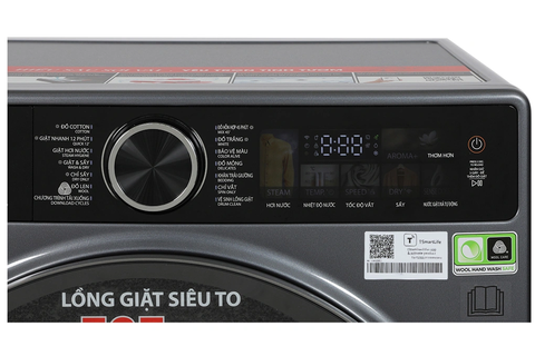 Máy giặt sấy Toshiba Inverter giặt 10.5 kg - sấy 7 kg TWD-T25BZU115MWV(MG)