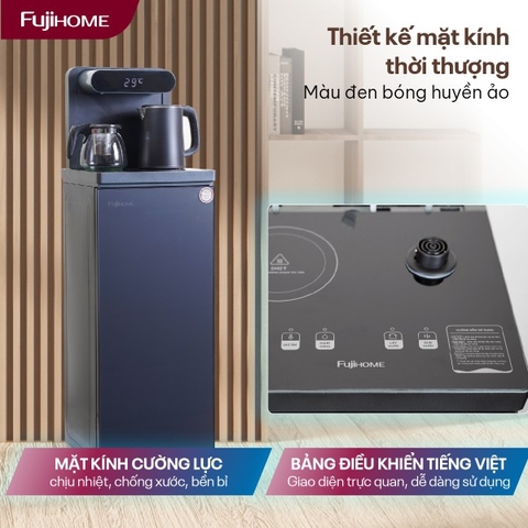 CÂY NƯỚC NÓNG LẠNH KẾT HỢP BÀN PHA TRÀ, CAFE FUJIHOME TB392 ( Giá chưa VAT)