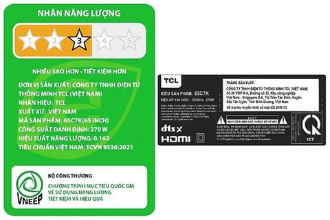 Google Tivi TCL  55 Inch 55C7K