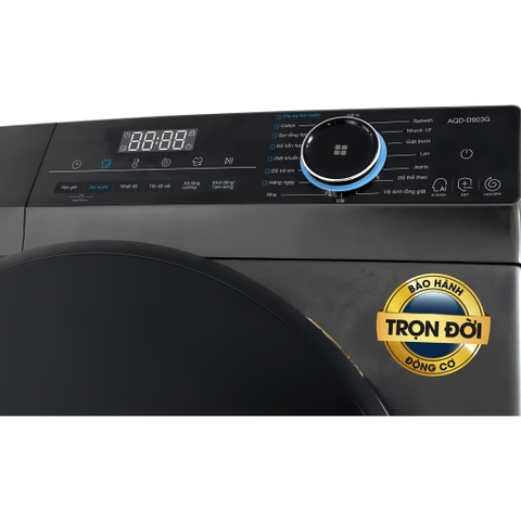 Máy giặt Aqua Inverter 9 kg AQD-D903G.BK