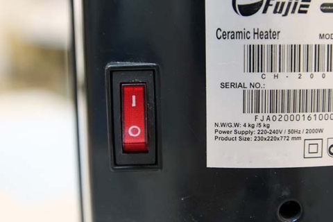 Quạt sưởi gốm Ceramic để sàn FujiE CH-2000