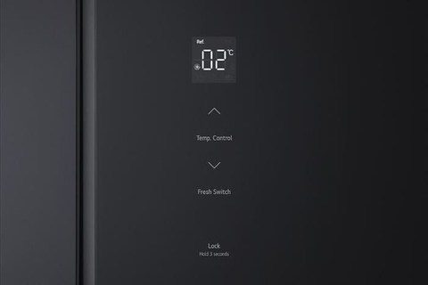 Tủ lạnh LG French door mặt gương màu đen 474L LFB47BLG