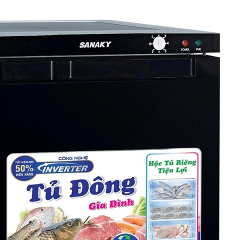 Tủ đông đứng Sanaky inverter VH-180VD3 150 lít