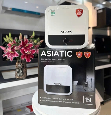 Bình nóng lạnh Asiatic vuông RV15 15 lít