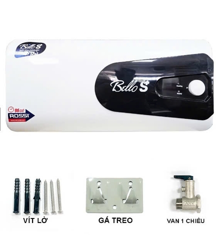 Bình nóng lạnh ngang Rossi Bello S+ 30SL 30 Lít