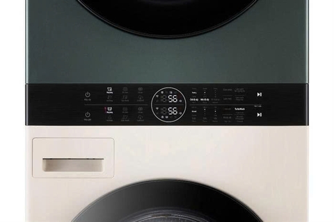 Tháp giặt sấy LG WashTower Inverter giặt 14 kg - sấy 10 kg WT1410NHEG