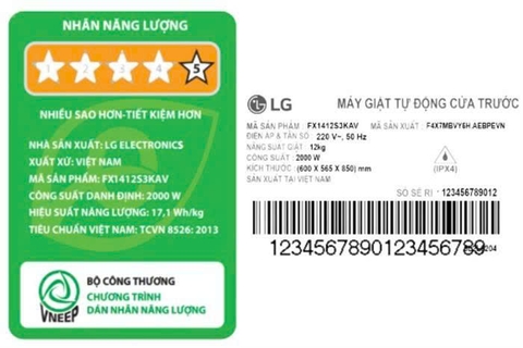 Máy giặt LG Inverter 12 kg FX1412S3KAV 2025