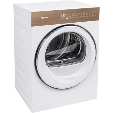 Máy sấy quần áo bơm nhiệt Toshiba Inverter 8 kg TD-T37BS90HWV(WT)