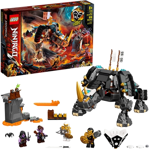 LEGO NINJAGO Zane’s Mino Creature 71719 Board Game Adventure, Ninja Building Set for Kids (616 Pieces)