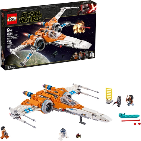 LEGO Star  Wars Poe Dameron's X-Wing Fighter 75273 Building Kit, Cool Construction Toy for Kids, New 2020 (761 Pieces)