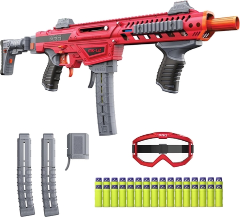DART ZONE Pro-Series MK-1.2 - 200 FPS Foam Blaster for Adults & Teens