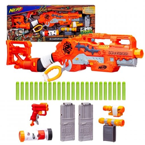 Nerf Zombie Strike Scravenger Toy Blaster