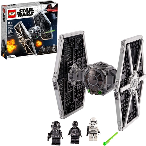 LEGO Star Wars Imperial TIE Fighter 75300 Building Kit; Awesome Construction Toy for Creative Kids, New 2021 (432 Pieces)