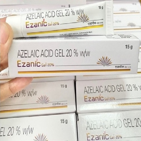 Gel  - Kem dưỡng Giảm mụn , Mờ Thâm , Dưỡng Sáng Da Ezanic 20% Azelaic Acid 15g