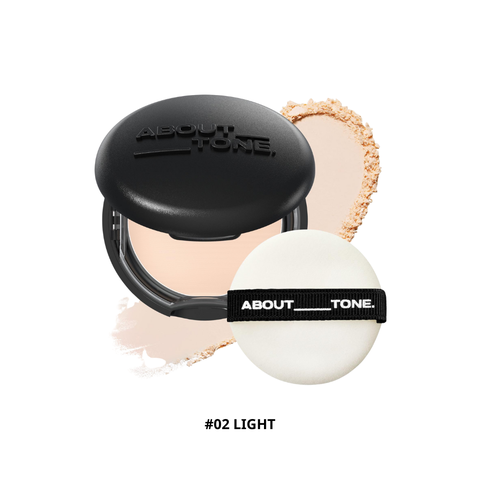 Phấn Phủ Nén Siêu Mịn Kiềm Dầu About Tone Sebum Powder Pact 8g đủ 3 màu LYO