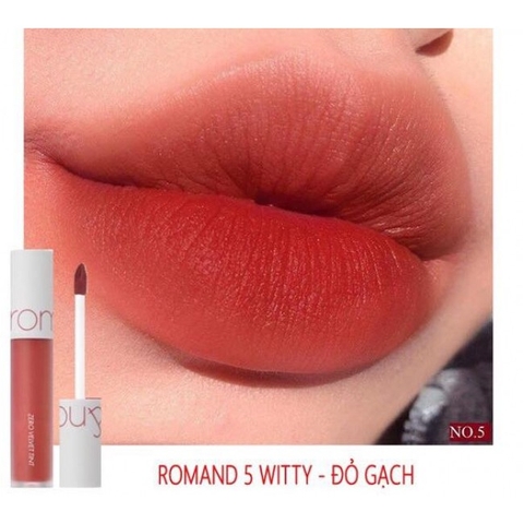 Son Romand (Son Kem Lì Zero Velvet, Son Bóng Juicy Lasting và Glasting Water Tint)