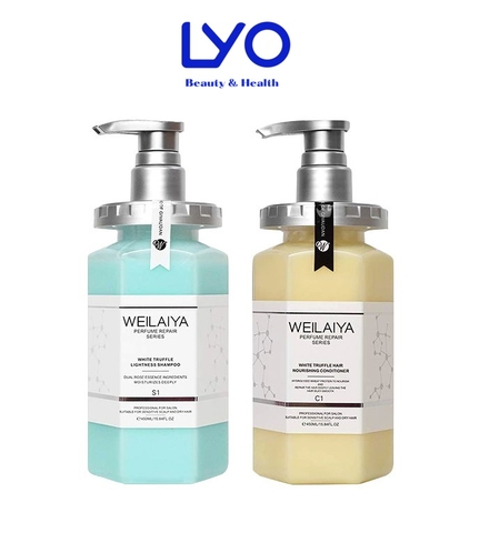 d464 - Bộ Dầu Gội Xả Giúp Phục Hồi Đa Tầng Nấm Truffle Weilaiya  450ml