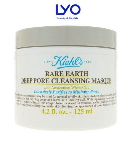 Mặt Nạ Đất Sét Đẩy Mụn Kiehl's Rare Earth Deep Pore Cleansing Masque 125ml