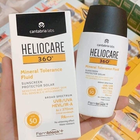 Kem Chống Nắng Heliocare 360 Mineral Tolerance Fluid 50+ PA++++ 50ml