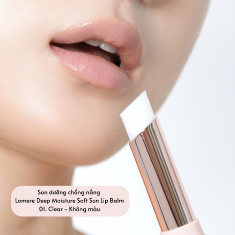 Son Dưỡng Chống Nắng, Giảm Thâm Môi Lomere Deep Moisture Soft Sun Lip Balm Hàn Quốc