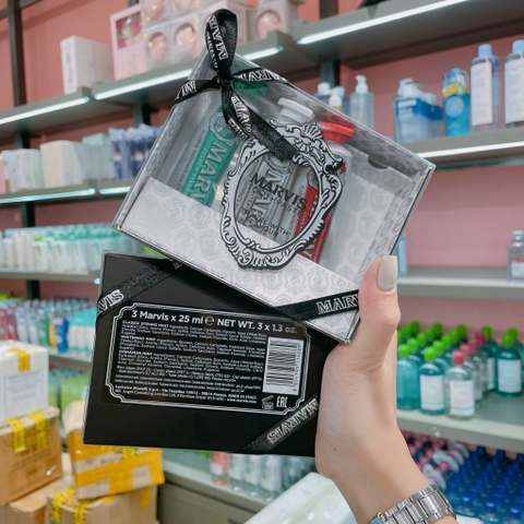 Set 3 Tuýp Kem Đánh Răng Marvis 25ML Cao Cấp Trắng Răng