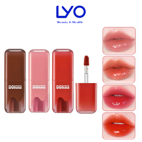 Son kem Tint bóng Black Rouge Glow Bokki Tint full màu
