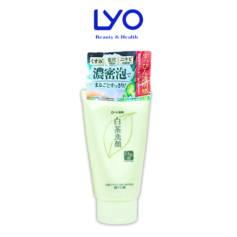 c773 - Sữa Rửa Mặt Trà xanh Rohto Shirochasou nội địa Nhật 120g