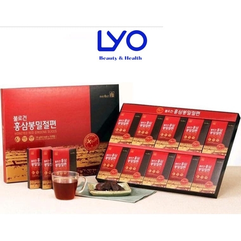 d681 - HỒNG SÂM LÁT TẨM MẬT ONG DAEDONG 200GR PLUS